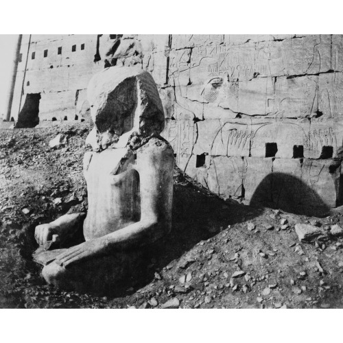 Karnak (Thebes) - Troisieme Pylone - Colosse De Spath Calcaire, En D, 1851