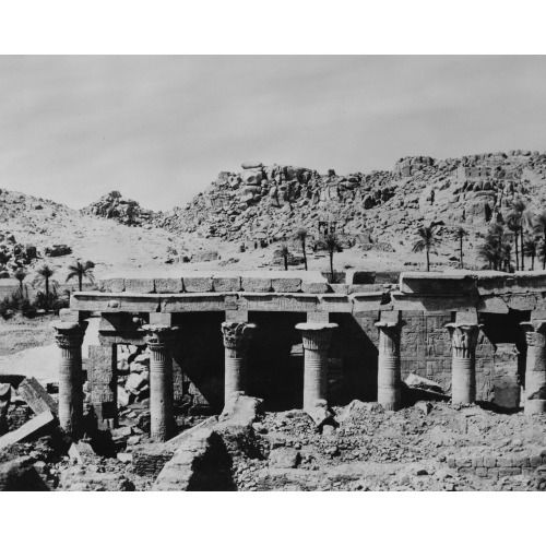 Ile De Fileh (Philae) - Colonnade Occidentale - Ruines Vues Du Point M, 1851