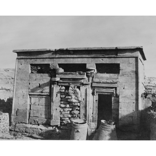 Tafah (Taphis) - Vue Du Temple Situe Dans L'interieur Du Village, 1851
