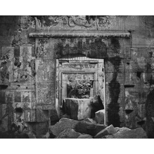 Kalabcheh (Talmis) - Ruines Du Temple - Vue Interieure Du Naos, 1851