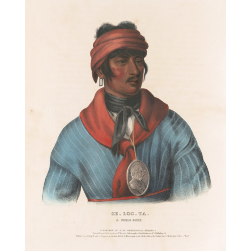 Se-Loc-Ta, A Creek Chief, 1836