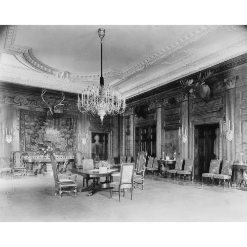 Dining(?) Room In The White House, Washington, D.C., circa 1889