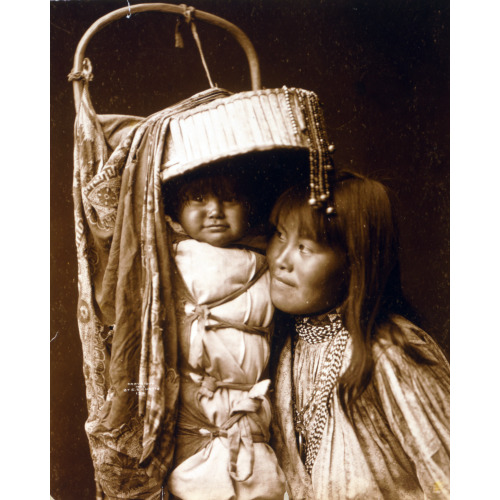 Apache Girl And Papoose, 1903