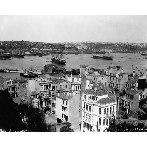 View Of The Naval Arsenal And The Golden Horn, circa 1880