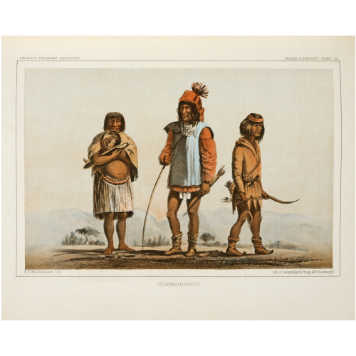Chemehuevi Indians Of The Colorado River Region, 1861