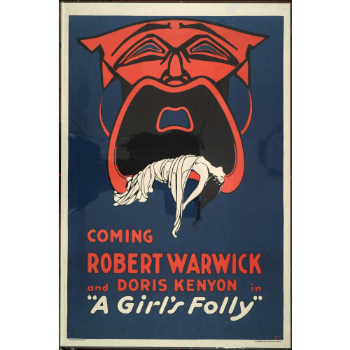 Coming Robert Warwick And Doris Kenyon In A Girl's Folly, 1917
