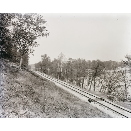 Railroad At Narrows, circa 1897