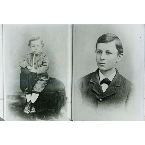 Childhood Portraits Of Wilbur Wright, circa 1901