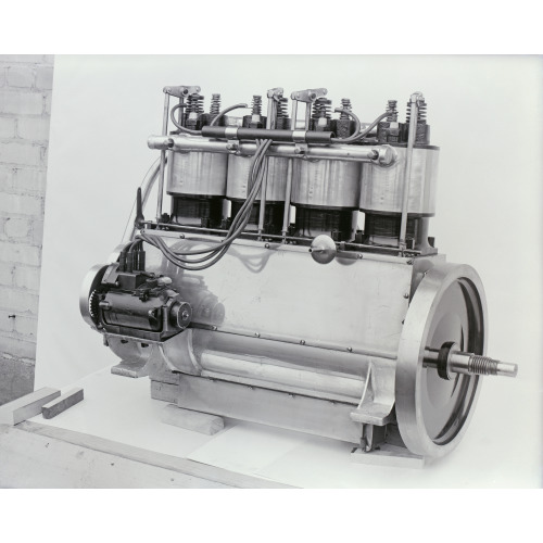 Magneto Side Of The Wright Four-Cylinder Motor Used In 1911