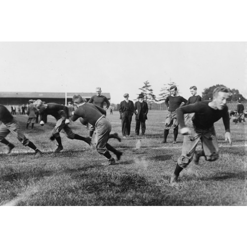 Football Practice At Yale, circa 1908