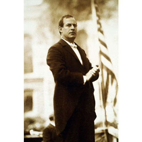 William Jennings Bryan, Democratic Party Presidential Candidate, Three-Quarter Length View...