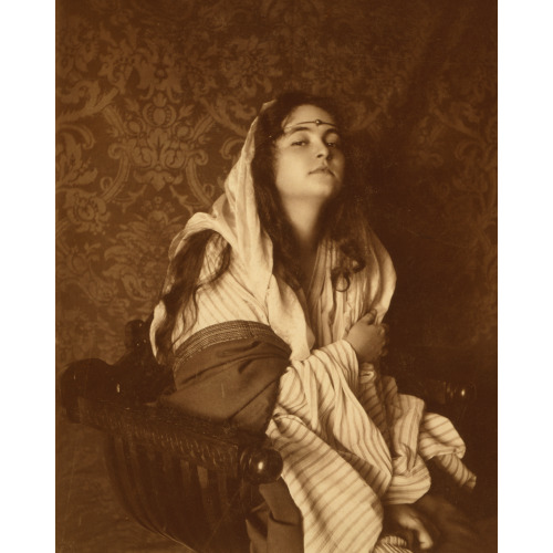 Nancy Lovis Kraft In Middle Eastern Costume, 1895