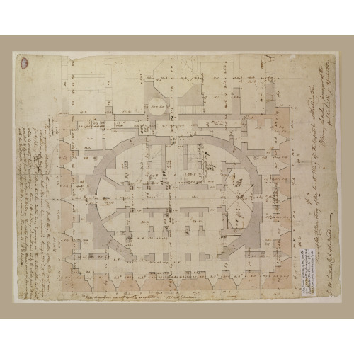 United States Capitol, Washington, D.C. Cellar Story, South Wing, 1803