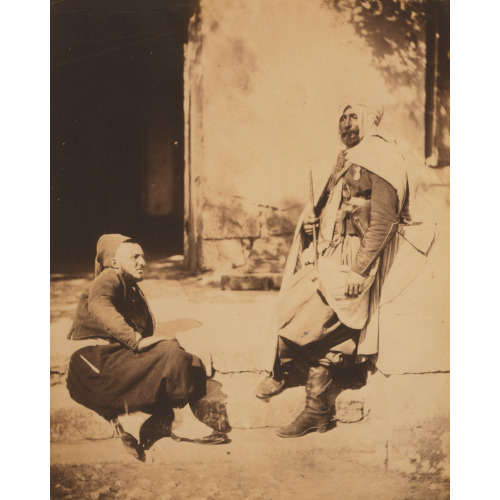 Zouave & Officer Of The Saphis i.e., Spahis, 1855
