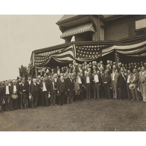 President Roosevelt, Members Of The Notification Committee, And Guests, Sagamore Hill, Oyster...