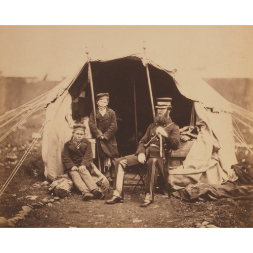 Colonel Brownrigg C.B. & The Two Russian Boys Alma & Inkermann, 1855