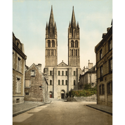 St. Etienne Church, Caen, France, circa 1890