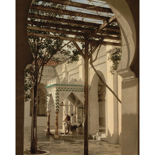 Fountain In Mosque Of El Kebir, Algiers, Algeria, 1899