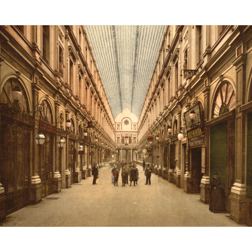 St. Hubert's Gallery, Brussels, Belgium, circa 1890