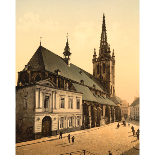 St. Gertrude Church, Louvain, Belgium, circa 1890