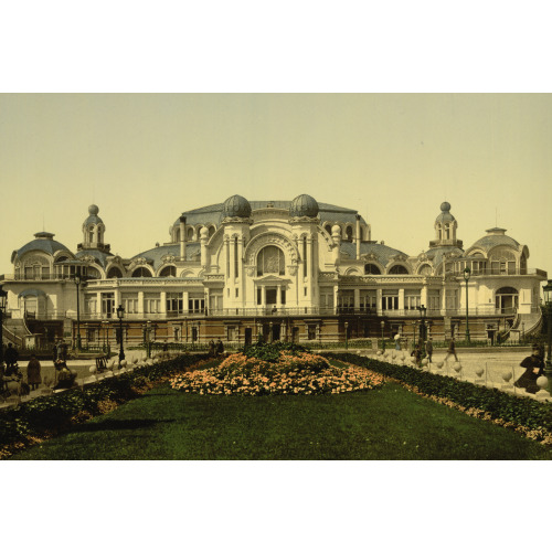 The Kursaal, (I.E., Cursaal), Seen From Garden, Ostend, Belgium, circa 1890