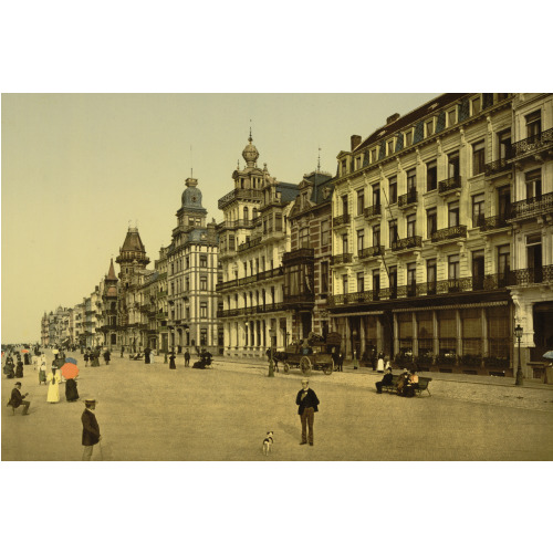 The Embankment, Ostend, Belgium, circa 1890