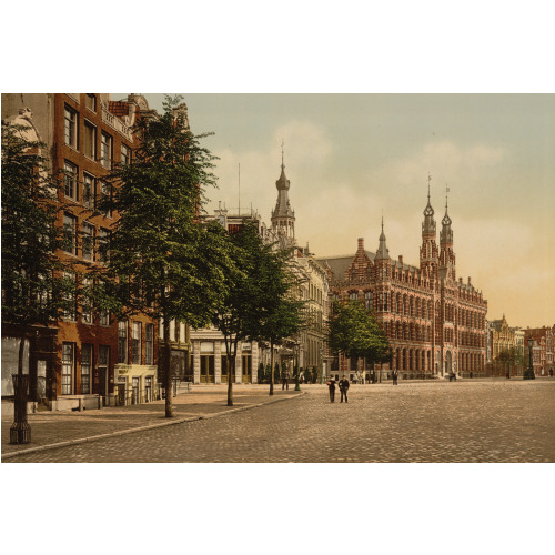 The Post Office, Amsterdam, Holland, circa 1890