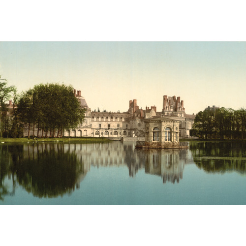 From The Park, Fontainebleau Palace, France, circa 1890