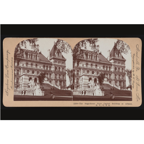 The Magnificent State Capitol Building At Albany New York, U.S.A., 1903