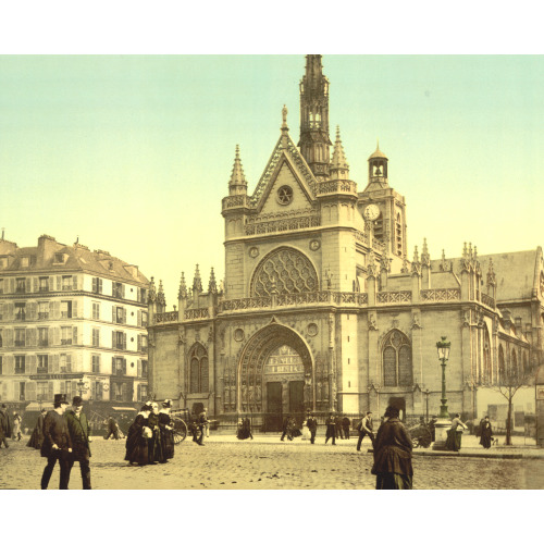 The Cathedral, Near The East Railway Station, Paris, France, circa 1890