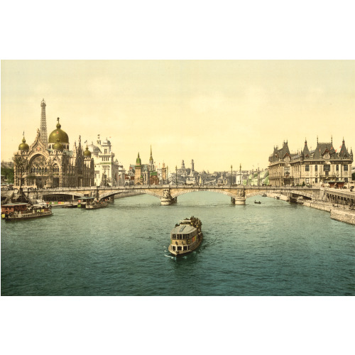 The Pavilions Of The Nations And Persepective Of The Bridges, Exposition Universelle...