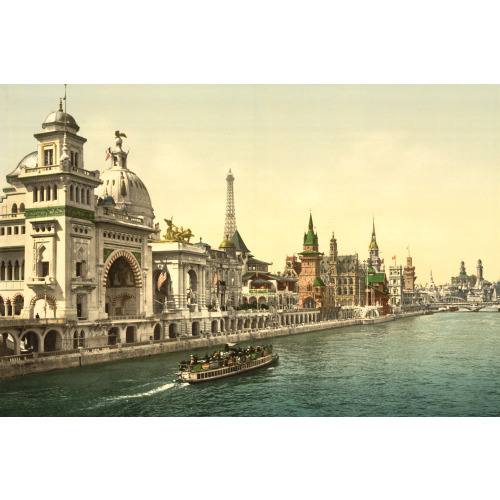 The Pavilions Of The Nations, II, Exposition Universal, 1900, Paris, France, circa 1890