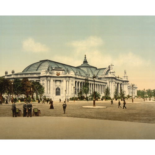 The Grand Palace, Exposition Universal, 1900, Paris, France, circa 1890