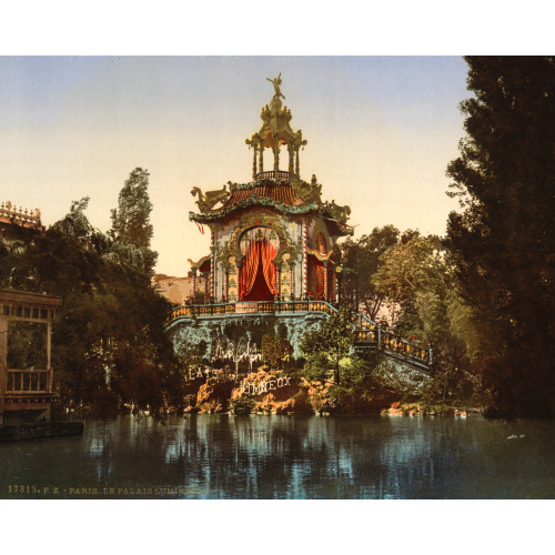 The Palace Lumineux, Exposition Universal, 1900, Paris, France, circa 1890