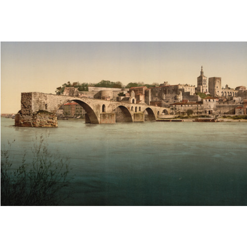 St. Benezech (I.E., Saint Benexet), Bridge, Avignon,provence, France, circa 1890