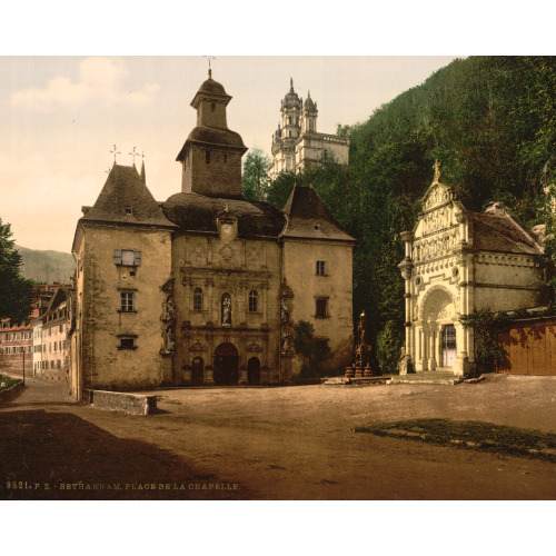 Chapel Place, Betharram, Pyrenees, France, circa 1890
