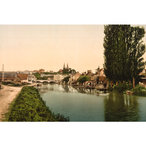 Banks Of The Vire, St. Lo, France, circa 1890