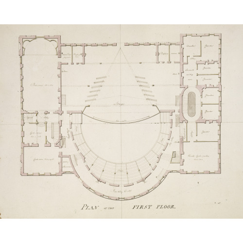 Theater And Hotel Building (Theatre, Assembly Rooms And An Hotel), Richmond, Virginia. 11-1st...