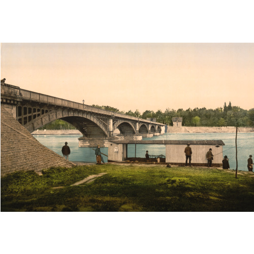 Bridge Over The Allier, Vichy, France, circa 1890