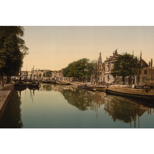 The Spaarne (River), Haarlem, Holland, circa 1890