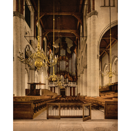 Cathedral (Interior), Rotterdam, Holland, circa 1890