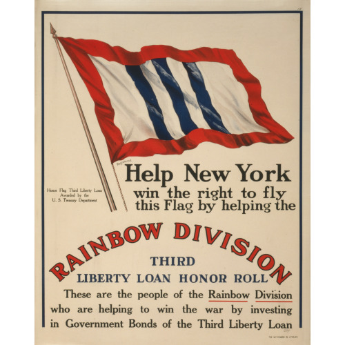 Help New York Win The Right To Fly This Flag, 1917