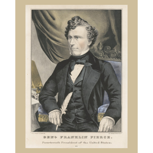 Genl. Franklin Pierce: Fourteenth President Of The United States, circa 1853