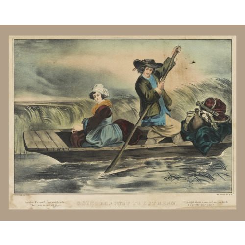 Going Against The Stream, circa 1835