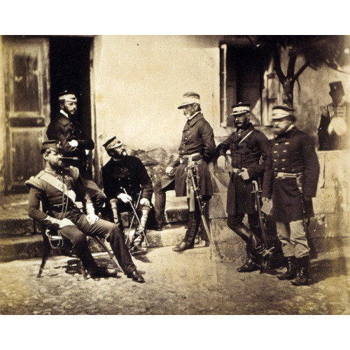 Major General Estcourt, Adj.-Gen. Major De Morel, Captain Thompson, Lieutenant-Colonel Blane...