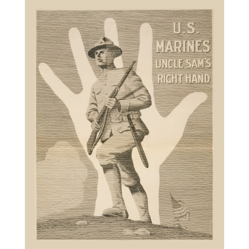 U.S. Marines, Uncle Sam's Right Hand, 1917