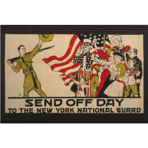 Send Off Day To The New York National Guard, 1917