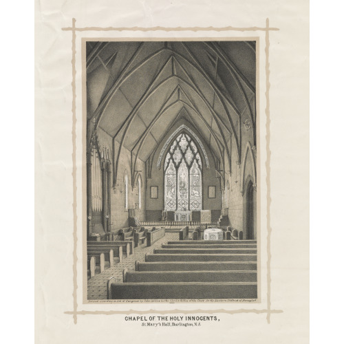 Chapel Of The Holy Innocents, St. Mary's Hall, Burlington, New Jersey, 1869