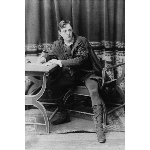 Creston Clarke, Full-Length Portrait, Facing Slightly Right, Seated At Desk, Writing With Quill...