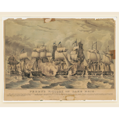 Perry's Victory On Lake Erie: Fought Septr. 10th 1813